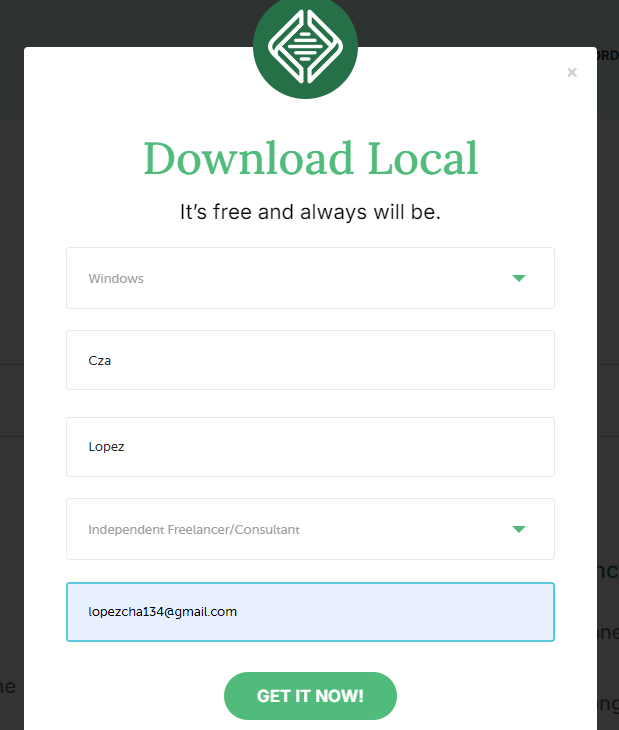 Downloading WPLocal