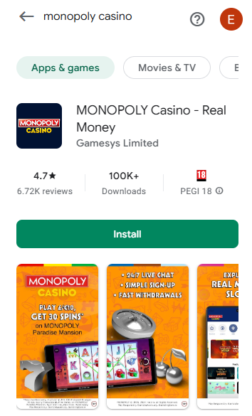 How to download an Android casino app