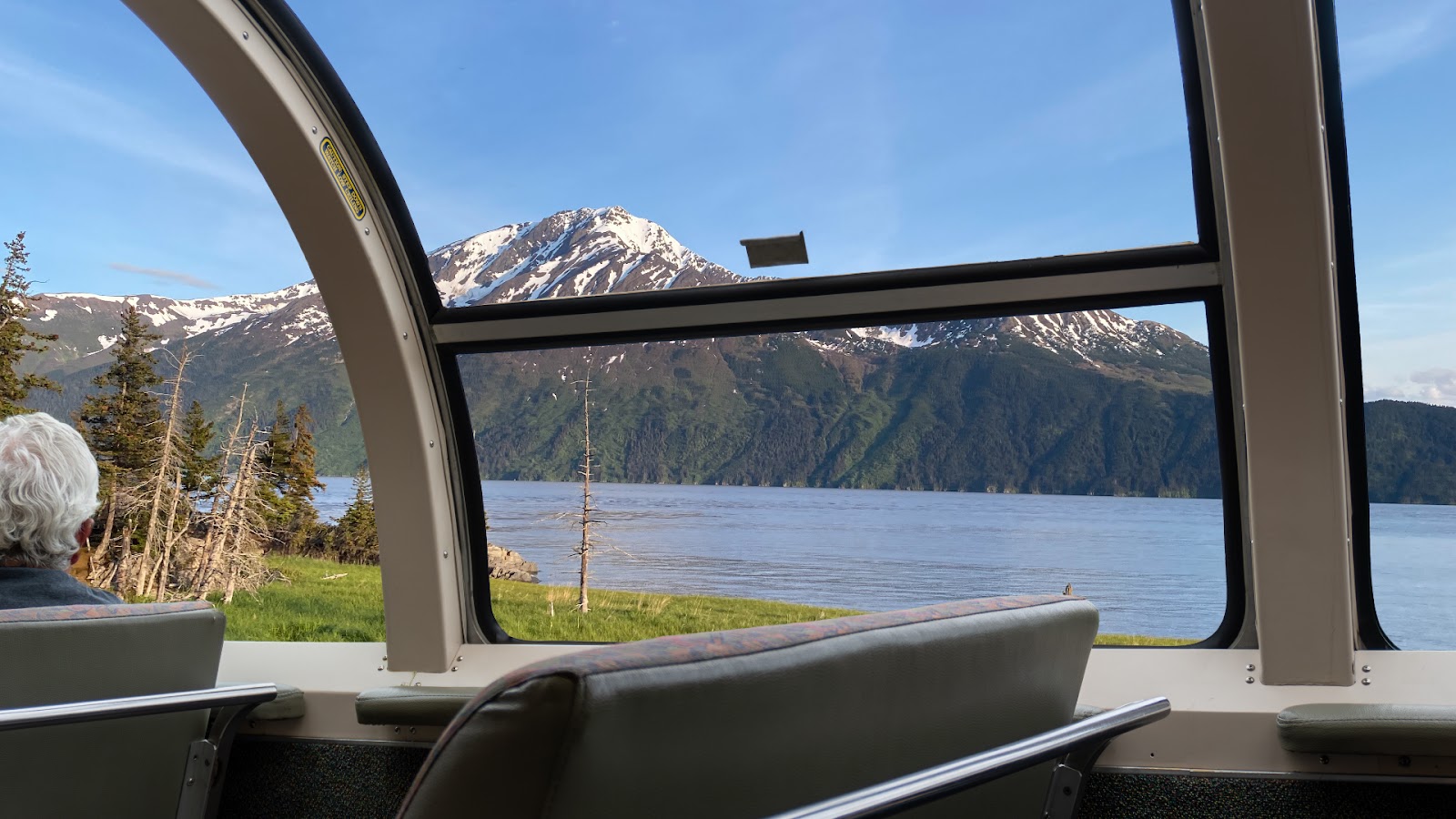 A view from a train