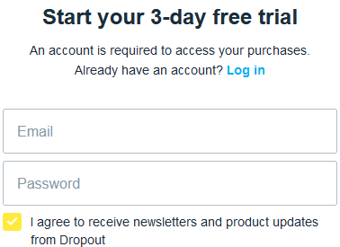 Dropout Free Trial Details