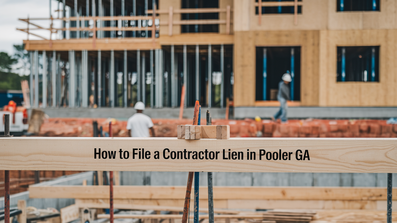 Contractor Lien in Pooler GA