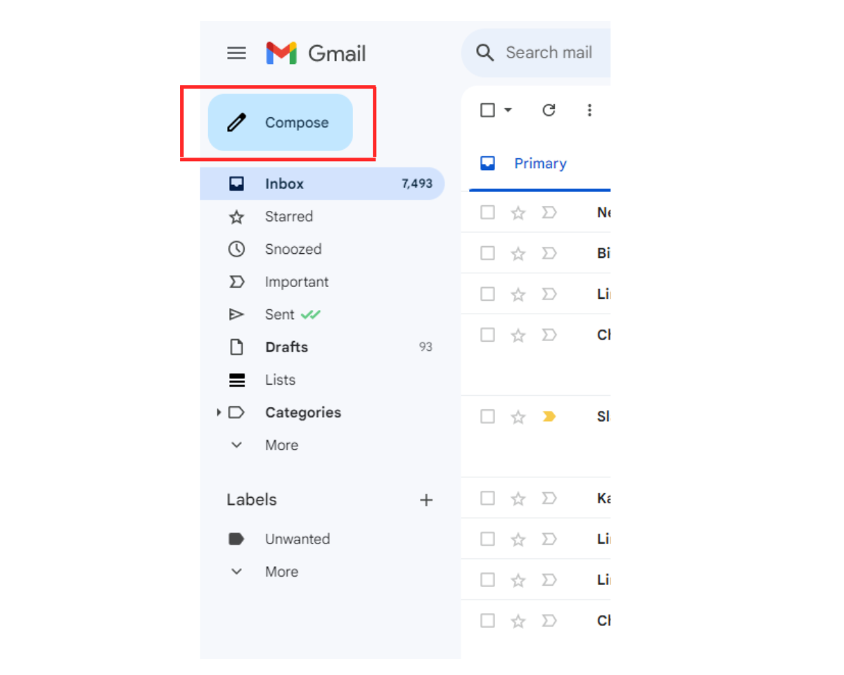 How to use merge tags in Mailsuite: After preparing our data source, start a new email