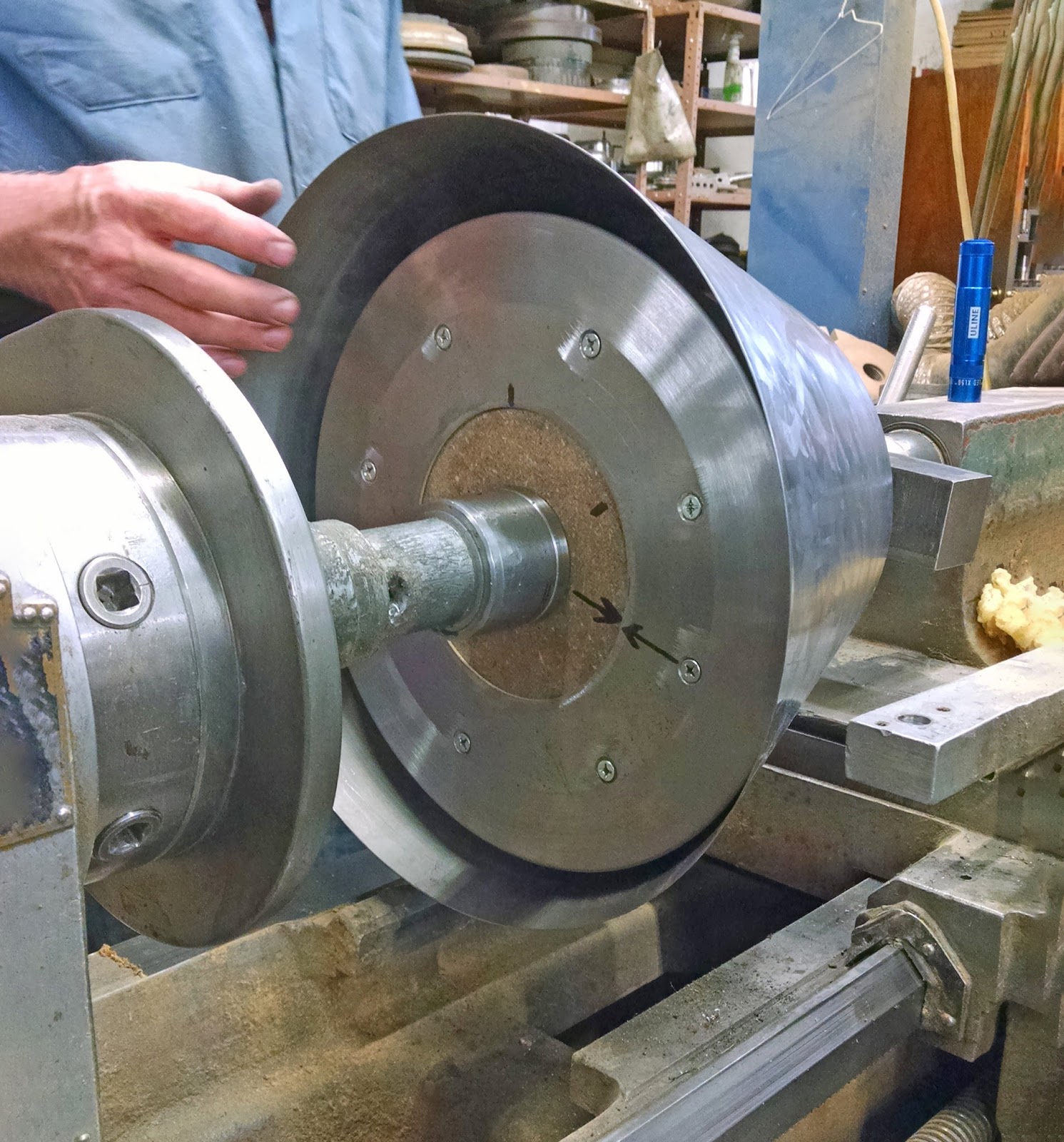 Flip Stool being spun