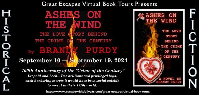 ashes on the wind great escapes book tour banner 