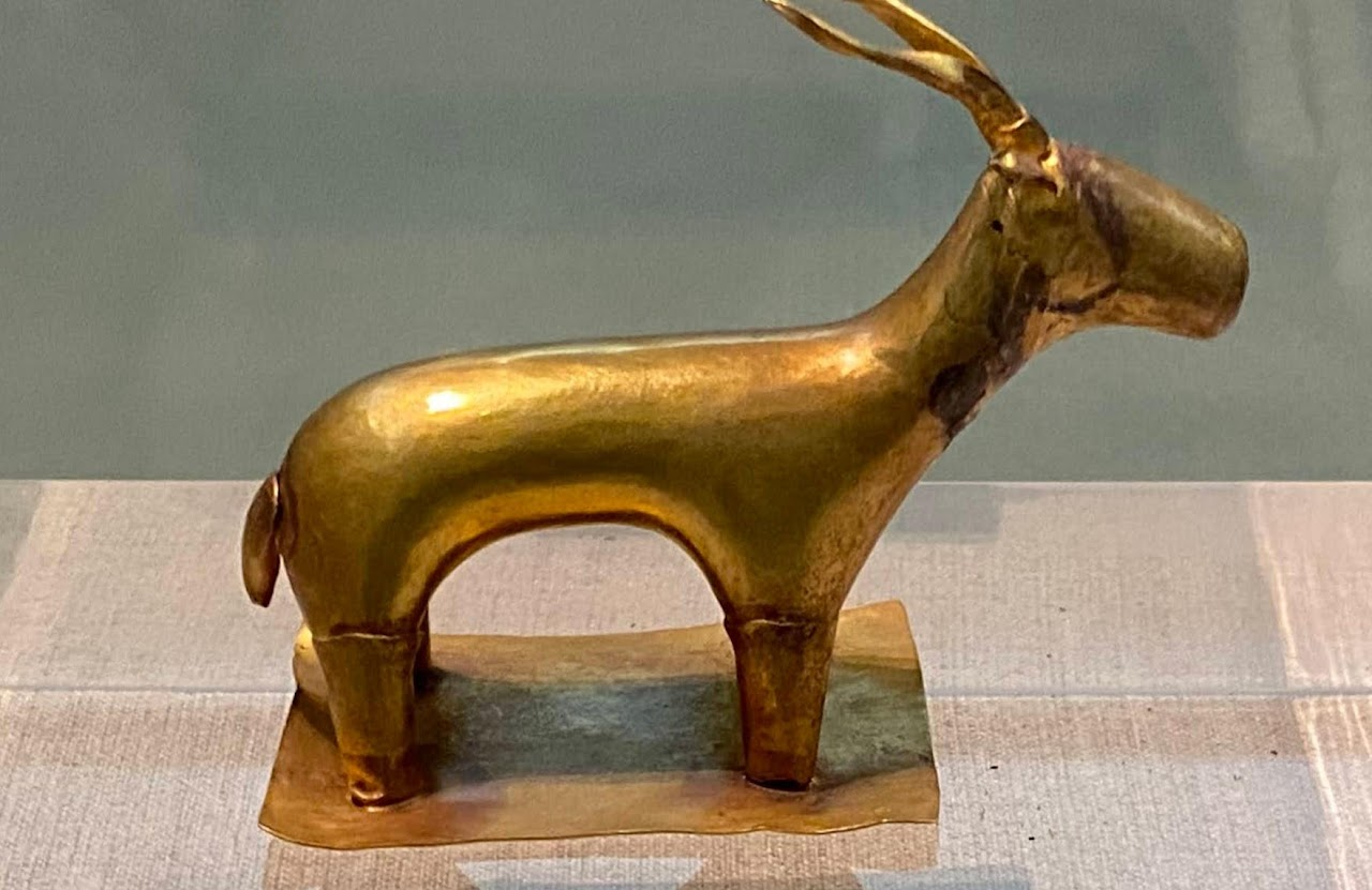 Gold Ibex Figurine from Akrotiri