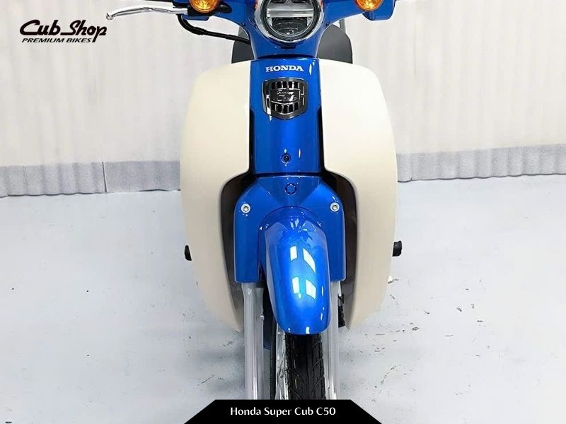 Xe Honda Super Cub 50 với phanh đùm chắc chắn