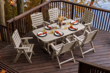 deck furniture ideas for comfort and style dining set with adjustable chairs custom built michigan