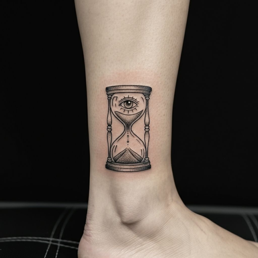 Hourglass with an Eye