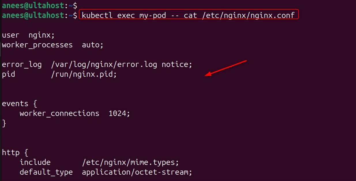 check configuration file