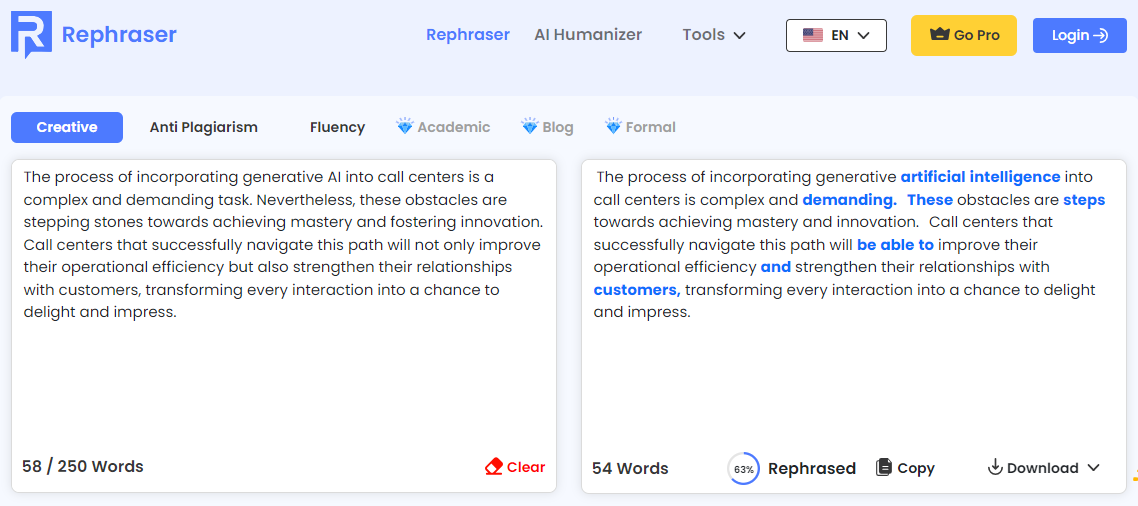 paraphrasing tool online