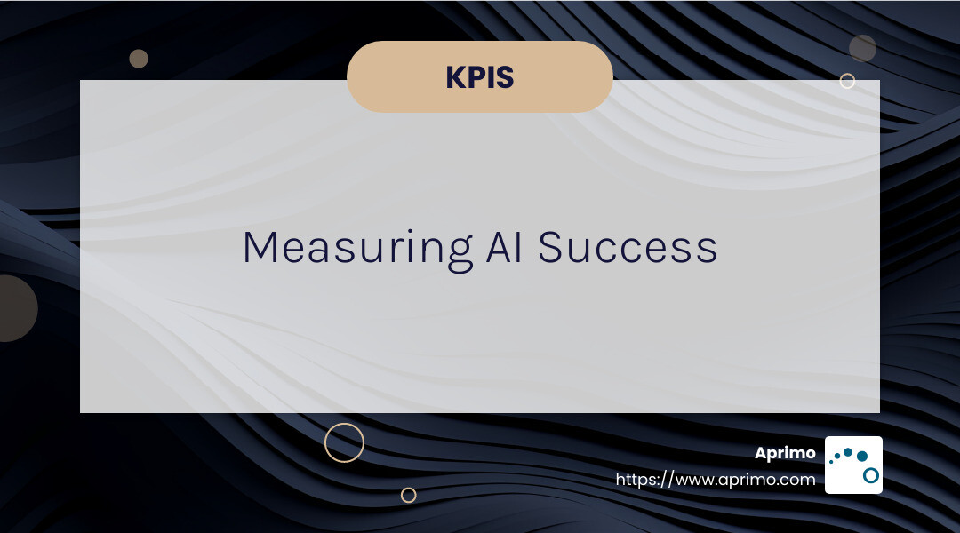 Measure success with KPIs like engagement rates and conversion rates - artificial intelligence in content marketing infographic simple-info-landscape-card-dark