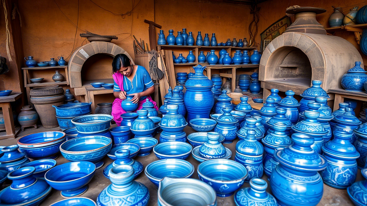 Multani Blue Pottery