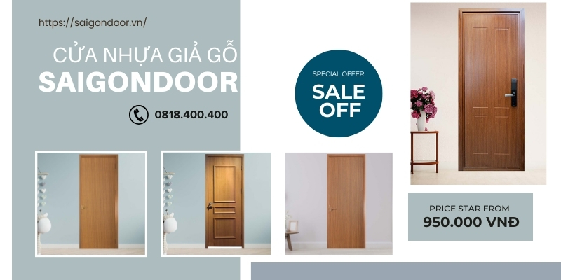 Báo giá cửa nhựa giả gỗ chất lượng