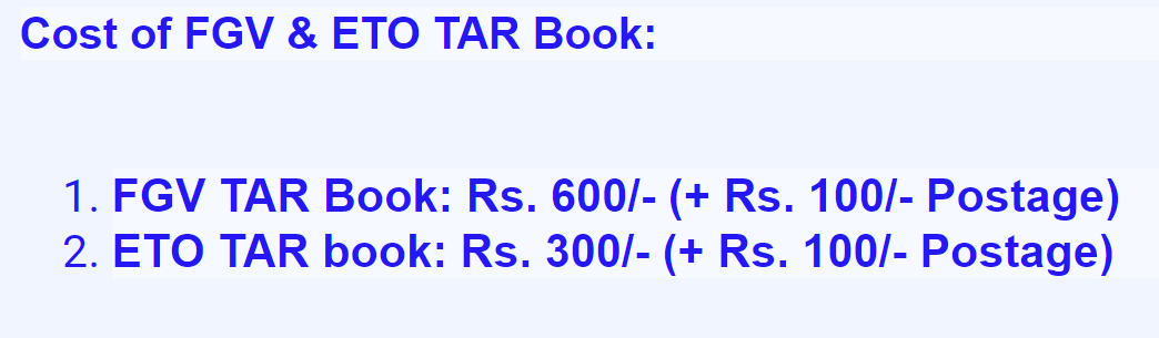 Payment for TARBOOK