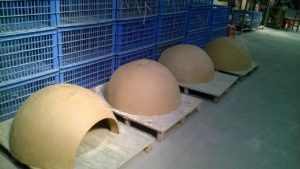 Shavings and cracks on Wood Fired Pizza Oven 