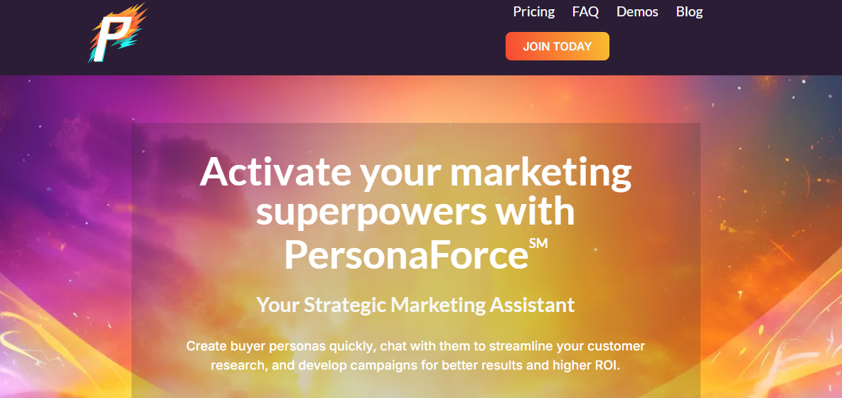 Best AI Tools in 2025 - Screenshot of Persona Force AI Marketing