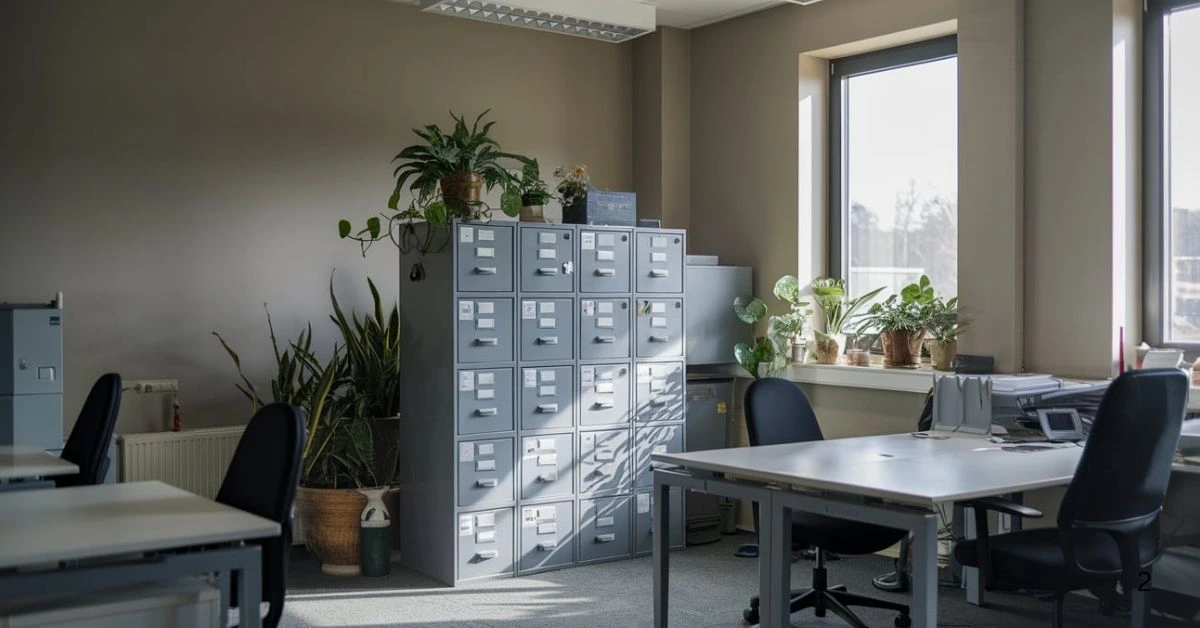 abiotic factor stuck in office blocked by filing cabinet