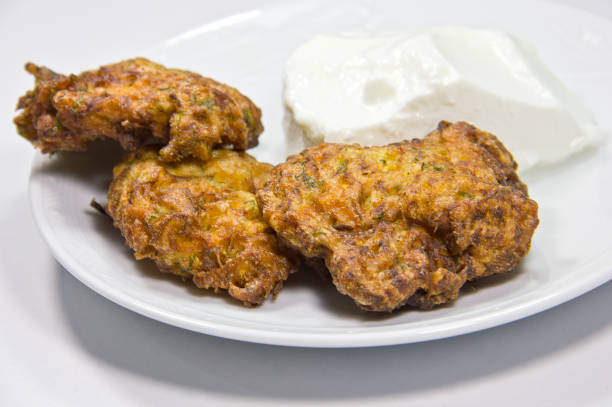 baked zucchini fritters