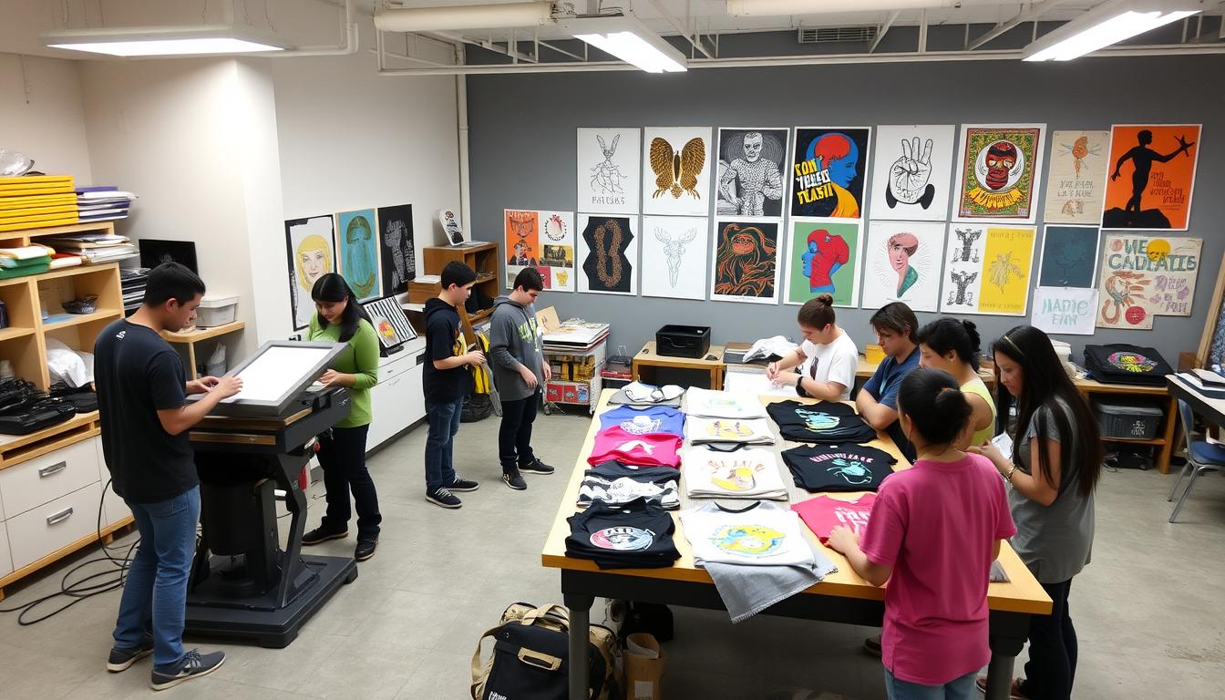 screen printing field trip activity planning