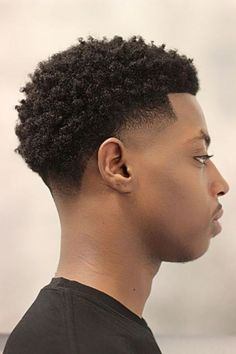 Low Fade with Tapered Afro