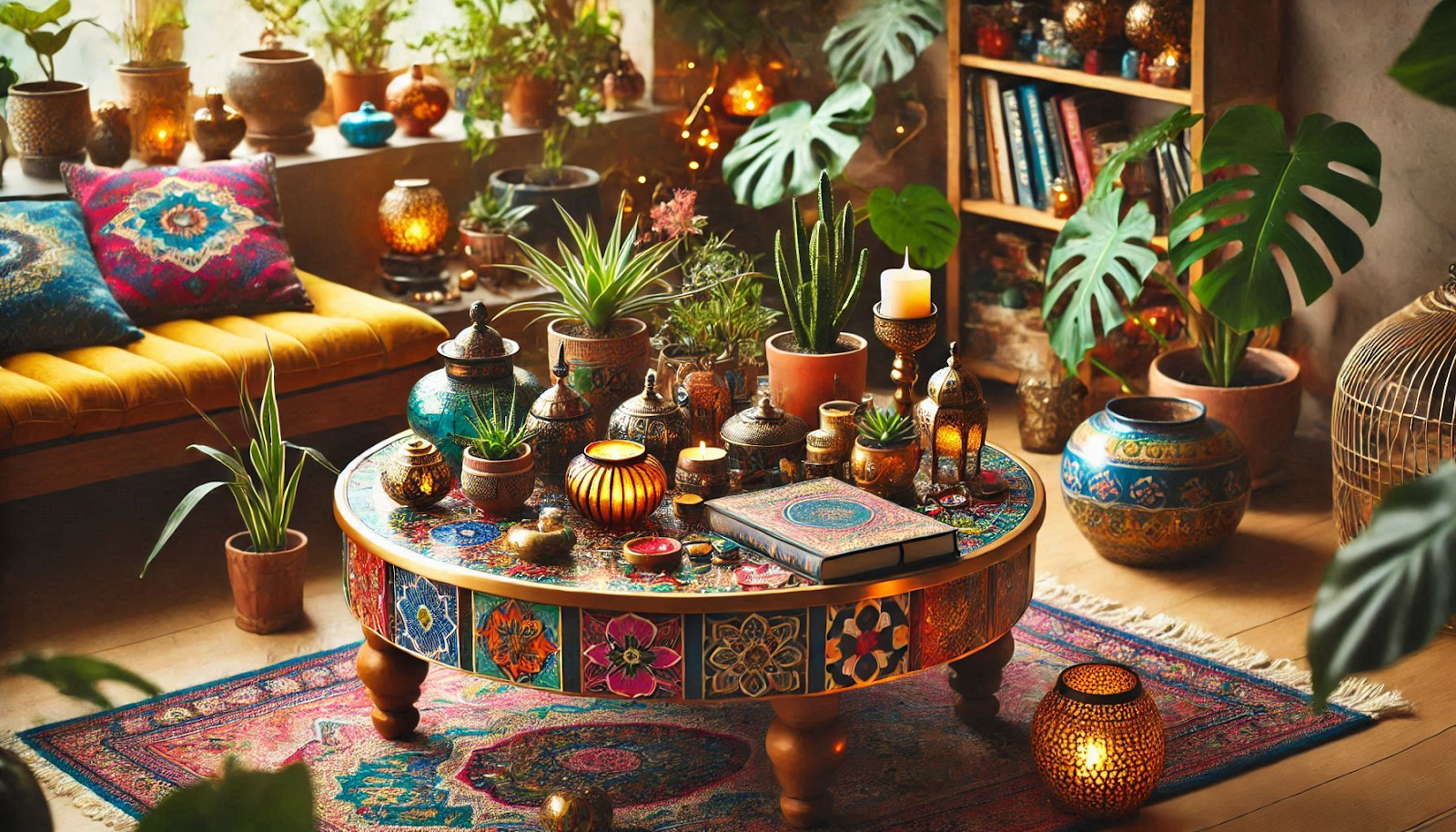 Coffee Table: colorful