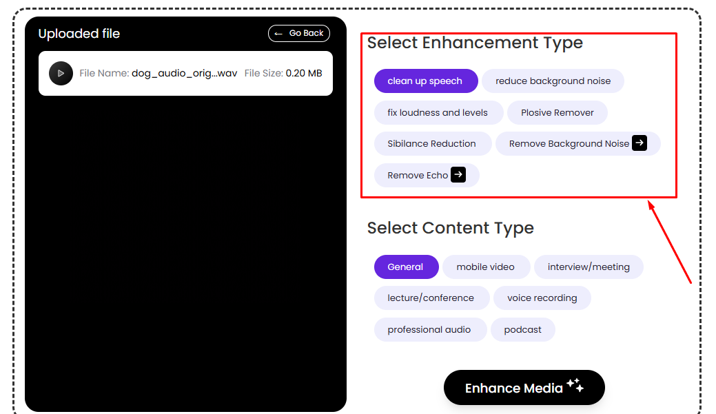 Audio Enhancer AI