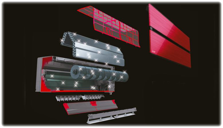 Innovative two-layer coating Mitsubishi Electric MSZ-LN