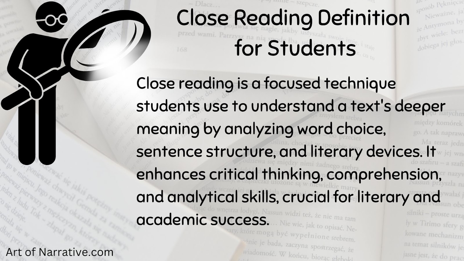 Close reading definition for students 