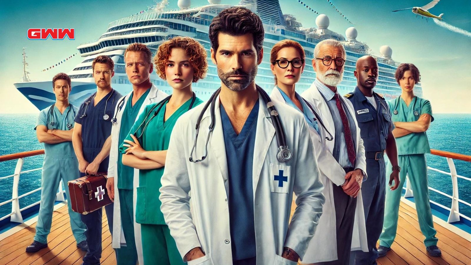 A promotional image titled 'Who Are the Cast of Doctor Odyssey'.