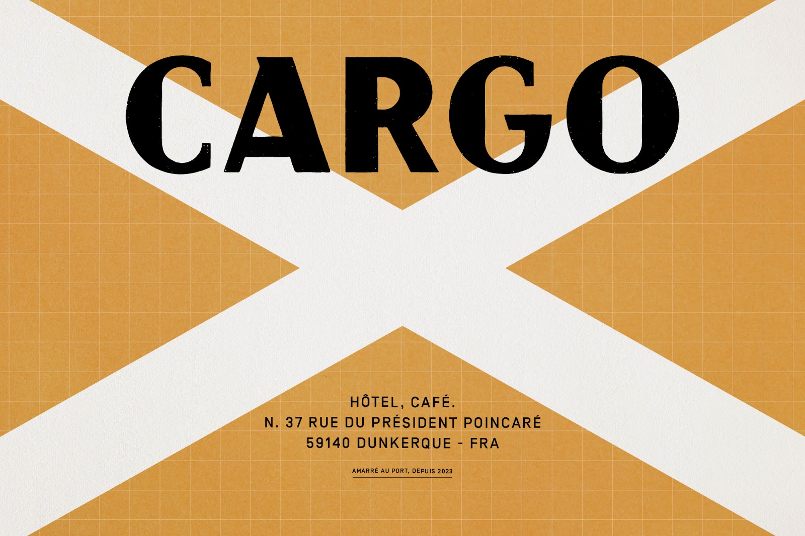 Image from the Dunkirk's Hôtel Cargo: A Nautical Branding Voyage by Midi:Quinze article on Abduzeedo