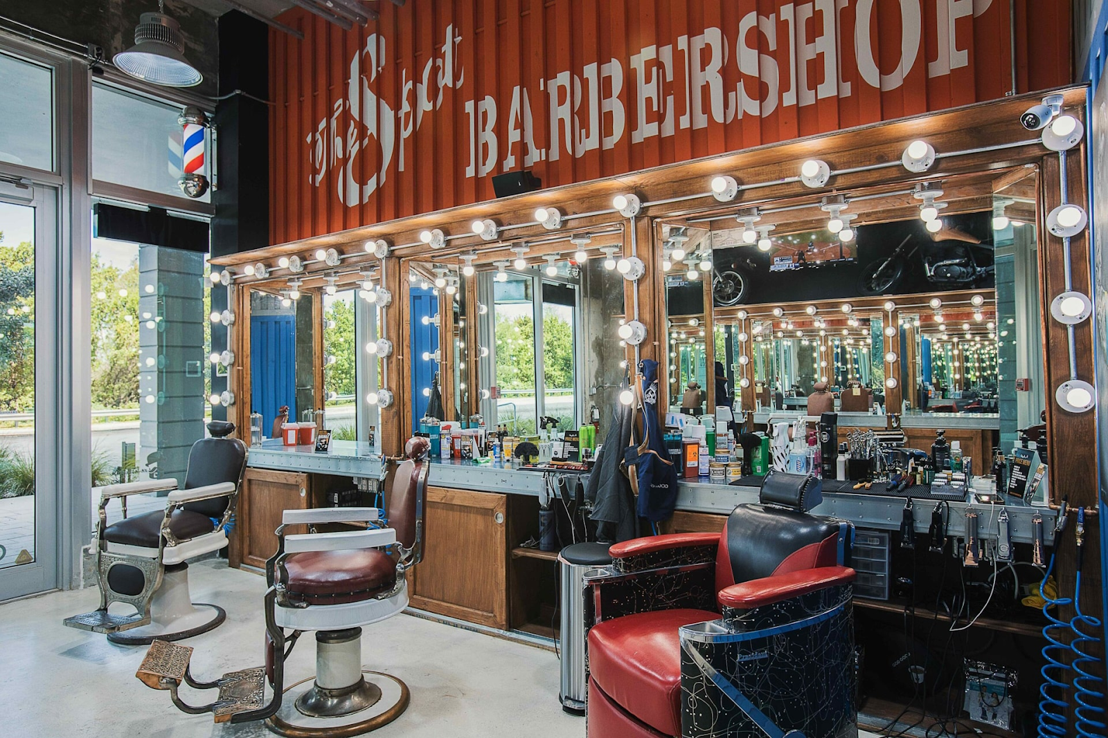 inside the spot barbershop