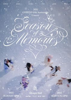 This contain a poster of the  "Season of Memories" music poster by the GFRIEND