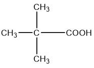 CHƯƠNG 6. HỢP CHẤT CARBONYL - CARBOXYLIC ACIDBÀI 24: ARBOXYLIC ACIDMỞ ĐẦUVị chua của giấm và các loại quả như khế, chanh, táo, me,.... đều được tạo bởi carboxylic acid. Vậy carboxylic acid chứa nhóm chức nào và có các tính chất đặc trưng gì?Đáp án chuẩn:- Carboxylic acid là các hợp chất hữu cơ trong phân tử có nhóm –COOH liên kết với nguyên tử carbon (trong gốc hydrocarbon hoặc –COOH) hoặc nguyên tử hydrogen.Chứa nhóm –COOH:- Phản ứng ester hóa- Tính acid- Phản ứng halogen hoá- Phản ứng khử- Phản ứng tráng gương1. KHÁI NIỆM, DANH PHÁPBài 1: Nhiều carboxylic acid tồn tại trong tự nhiên. Hãy nhận xét đặc điểm chung về cấu tạo của các carboxylic acid dưới đây...Đáp án chuẩn:Có nhóm –COOH liên kết với nguyên tử carbon (trong gốc hydrocarbon hoặc –COOH) hoặc nguyên tử hydrogen.Bài 2: Viết các công thức cấu tạo và gọi tên theo danh pháp thay thế của các acid có công thức C4H9COOH.Đáp án chuẩn:STTĐồng phânTên gọi1CH3-CH2-CH2-CH2-COOHpentanoic acid2CH3-CH(COOH)-CH2-CH32-methylbutanoic acid3CH3-CH(CH3)-CH2-COOH3-methylbutanoic acid4CH3C(CH3)2COOH2,2-dimethylpropanoic acid Bài 3:  Viết công thức cấu tạo của các carboxylic acid có tên gọi dưới đây:a) pentanoic acid;b) but-3-enoic acid;c) 2-methylbutanoic acid;d) 2,2-dimethylpropanoic acid.Đáp án chuẩn:a) CH3-CH2-CH2-CH2-COOHb) CH2=CH-CH2-COOHc) d) 2. ĐẶC ĐIỂM CẤU TẠO3. TÍNH CHẤT VẬT LÍBài 1: Tại sao trong các hợp chất hữu cơ có phân tử khối xấp xỉ nhau dưới đây, carboxylic acid có nhiệt độ sôi cao nhất?Loại hợp chấtalkanealdehydealcoholcarboxylic acidCông thức cấu tạoCH3CH2CH2CH3CH3CH2CHOCH3CH2CH2OHCH3COOHM58586060ts (°C)-0,54997,2118Đáp án chuẩn:Do hình thành liên kết hydro giữa các phân tử carboxylic acid4. TÍNH CHẤT HÓA HỌCBài 1: Trong dung dịch nước, carboxylic acid phân li không hoàn toàn theo cân bằng:Hằng số cân bằng của phương trình phân li một số carboxylic acid được cho trong Bȧng 24.3.Bảng 24.3. Hằng số cân bằng của phương trình phân li một số carboxylic acid Carboxylic acidHằng số cân bằng của phương trình phân li carboxylic acidPhần trăm phần li (dung dịch 0,1 M) (%)HCOOH1,8.10−44,2CH3COOH1,8.10−51,3CH3CH2COOH1,3.10−51,2CH3CH2CH2COOH1,5.10−51,2Hãy nhận xét về khả năng phân li của carboxylic acid. Chúng là các acid mạnh hay yếu và có các phản ứng đặc trưng nào?Đáp án chuẩn:Trong dung dịch, chỉ một phần nhỏ carboxylic acid phân li thành ion, vì vậy carboxylic acid là những acid yếu. Chúng thể hiện đầy đủ tính chất của acid: tác dụng với kim loại, oxide kim loại, muối, base.Bài 2: Tính acid của acetic acidChuẩn bị: dung dịch acetic acid 10%, dung dịch Na2CO3 10%, bột Mg; ống nghiệm, giấy qùy.Tiến hành:1. Phản ứng với chất chỉ thị:Nhỏ một giọt dung dịch acetic acid 10% lên mẫu giấy qùy. Quan sát và mô tả sự thay đổi màu sắc của giấy quỳ.2. Phản ứng với kim loại:- Cho 1 – 2 mL dung dịch acetic acid 10% vào ống nghiệm (1).- Thêm tiếp một ít bột Mg vào ống nghiệm (1).Quan sát và mô tả hiện tượng xảy ra trong ống nghiệm (1).3. Phản ứng với muối:- Cho 1 – 2 mL dung dịch Na2CO3 10% vào ống nghiệm (2).- Thêm tiếp 1 – 2 mL dung dịch acetic acid 10% vào ống nghiệm (2).Thực hiện yêu cầu sau:Quan sát và mô tả hiện tượng xảy ra trong ống nghiệm (2).Viết phương trình hoá học của các phản ứng xảy ra trong các thí nghiệm trên và giải thích hiện tượng.Đáp án chuẩn:1. Quỳ tím chuyển sang màu đỏ 2.  Có khí thoát ra.Mg + 2CH3COOH → (CH3COO)2Mg + H23. Có khí thoát ra.2CH3COOH + Na2CO3 → 2CH3COONa + CO2 + H2O Bài 3: Viết phương trình hoá học phản ứng giữa acetic acid với các chất sau:a) Cab) Cu(OH)2c) CaOd) K2CO3Đáp án chuẩn:a) 2CH3COOH + Ca → (CH3COO)2Ca + H2 ↑b) CH3COOH + Cu(OH)2 → (CH3COO)2Cu + H2Oc) 2CH3COOH + CaO → (CH3COO)2Ca + H2Od) 2CH3COOH + K2CO3 →   2CH3COOK + CO2 + H2OBài 4: a) Khi có cặn màu trắng (thành phần chính là CaCO3) bám ở đáy ấm đun nước, vòi nước, thiết bị vệ sinh,... có thể dùng giấm để loại bỏ các vết cặn này. Hãy giải thích.b) Các đồ vật bằng đồng sau một thời gian để trong không khí thường bị xỉn màu, dùng khăn tầm một ít giấm rồi lau các đồ vật này, chúng sáng bóng trở lại. Hãy giải thích.Đáp án chuẩn:a) Trong giấm ăn có acetic có khả năng tác dụng với CaCO32CH3COOH + CaCO3 → (CH3COO)2Ca + CO2 + H2Ob) Màu đồng xỉn dưới sự tác động của CO2 và hơi ẩm.Cu + H2O + O2 + CO2 → CuCO3.Cu(OH)2Chúng sáng bóng trở lại. 2CH3COOH + CuCO3 →   (CH3COO)2Cu + CO2 + H2O2CH3COOH + Cu(OH)2 →   (CH3COO)2Cu + 2H2OBài 5: Phản ứng ester hoá - điều chế ethyl acetateĐiều chế ethyl acetate trong phòng thí nghiệm được tiến hành như sau:- Cho khoảng 2 mL ethanol và 2 mL acetic acid tuyệt đối vào ống nghiệm, lắc đều hỗn hợp.- Thêm khoảng 1 mL dung dịch H2SO4 đặc, lắc nhẹ để các chất trộn đều với nhau.- Kẹp ống nghiệm vào kẹp gỗ rồi đặt ống nghiệm vào cốc nước nóng (khoảng 60°C - 70°C) trong khoảng 5 phút, thỉnh thoảng lắc đều hỗn hợp. Sau đó lấy ống nghiệm ra khỏi cốc nước nóng, để nguội hỗn hợp rồi rót sang ống nghiệm khác chứa 5 mL dung dịch muối ăn bão hoà.Thực hiện yêu cầu:1. Mô tả hiện tượng, viết phương trình hoá học của phản ứng ester hoá xảy ra trong thí nghiệm trên.2. Vai trò của sulfuric acid trong thí nghiệm trên là gì?Đáp án chuẩn:1. Hiện tượng: dung dịch phân thành hai lớp và có mùi thơm.2. Xúc tác.Bài 6: Methyl butyrate là ester tạo mùi đặc trưng của quả táo, em hãy viết phương trình hoá học của phản ứng điều chế methyl butyrate từ carboxylic acid và alcohol tương ứng.Đáp án chuẩn: CH3CH2CH2COOH + CH3OH → CH3CH2CH2COOCH3 + H2OBài 7: Methyl salicylate là hợp chất thuộc loại ester được dùng làm cao dán giảm đau, kháng viêm ngoài da. Methyl salicylate được tổng hợp từ phản ứng ester hóa giữa salicylic acid và methanol. Hãy hoàn thành phương trình hoá học của phản ứng tổng hợp methyl salicylate: Đáp án chuẩn:5. ĐIỀU CHẾ6. ỨNG DỤNG