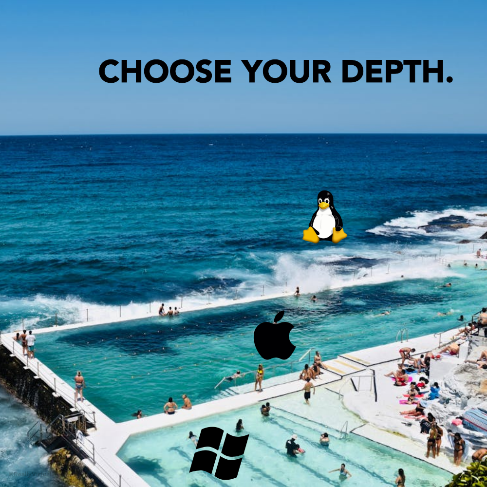 Choose Your Depth - Linux, MacOS, or Windows?