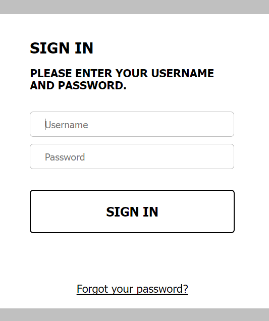 A screenshot of a login form

Description automatically generated