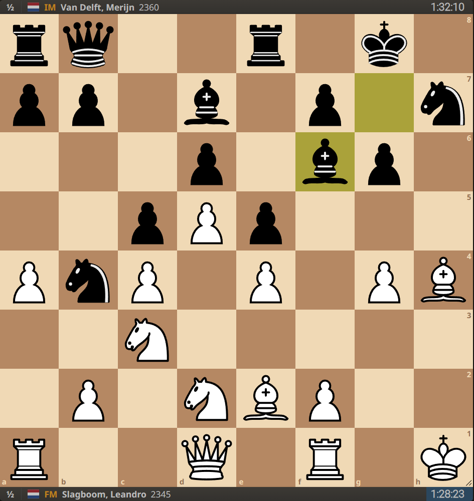 A chess board with chess pieces  Description automatically generated