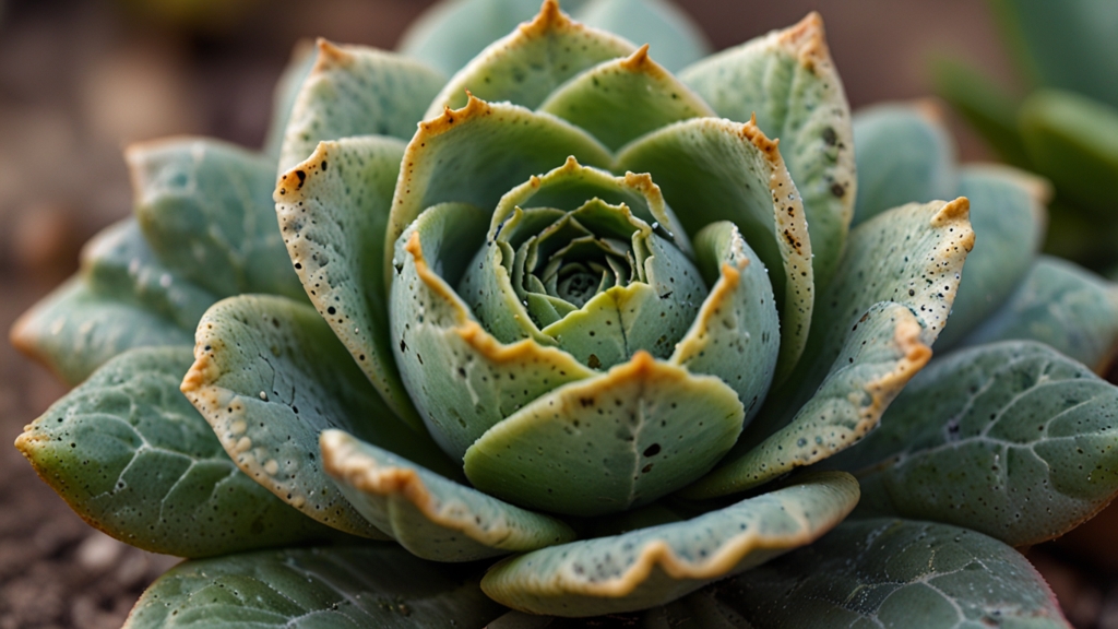 Cream Puff Succulent Leaves Are Flimsy and Wrinkle