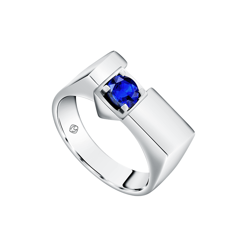 Pesona Blue Sapphire Ring for Men dari MONDIAL 