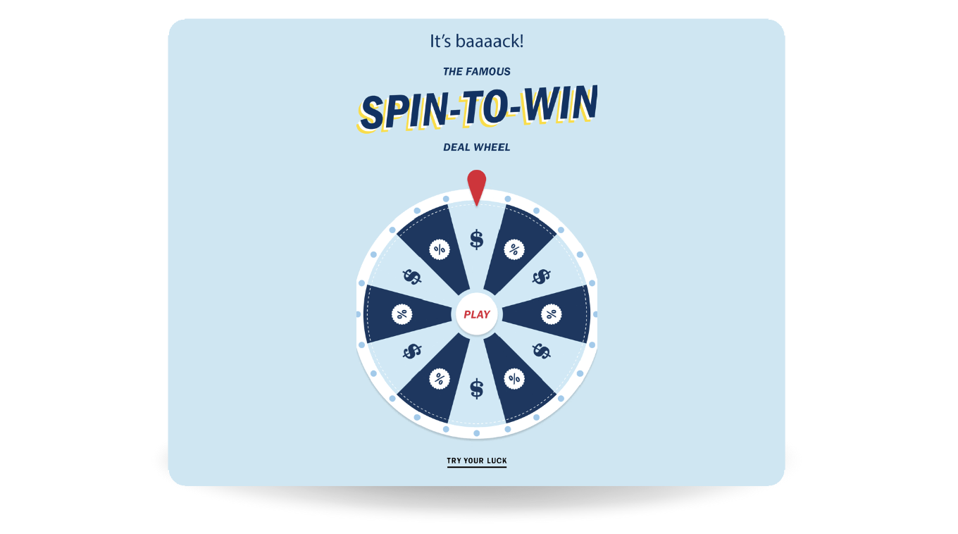 accelerated mobile pages for email example spin to win deal wheel