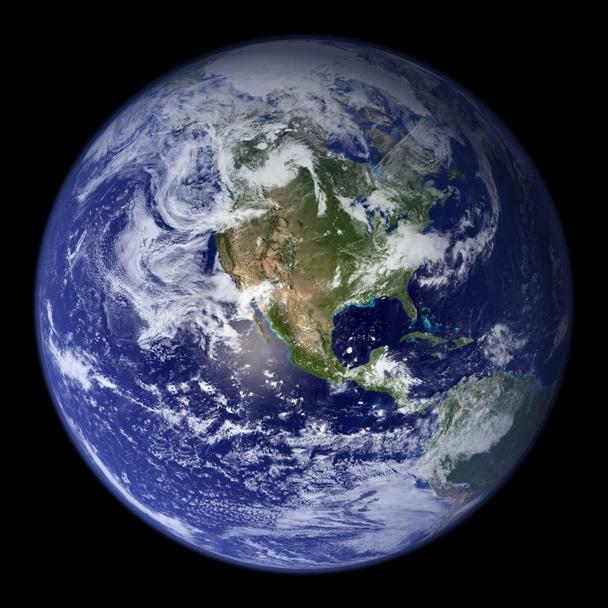 A view of the earth from space

Description automatically generated