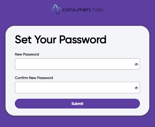 create an account password