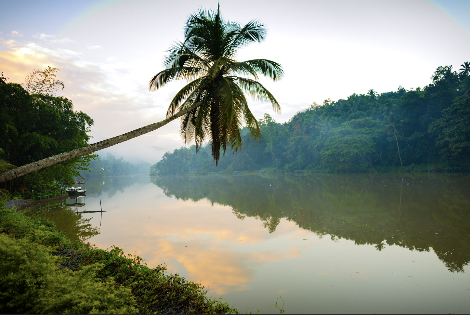 Boat trip on the Mahaweli River in Sri Lanka