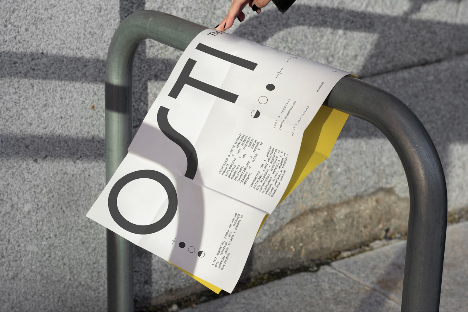 Image from the OSTI Architecture: Branding & Visual Identity Insights article on Abduzeedo