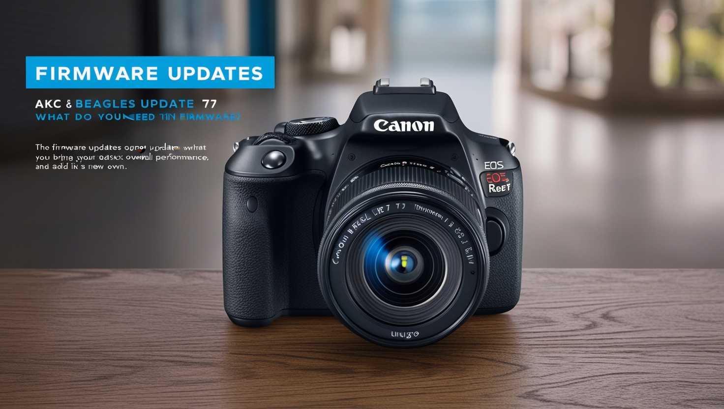 AKC Blue Beagles Canon T7 Update Firmware