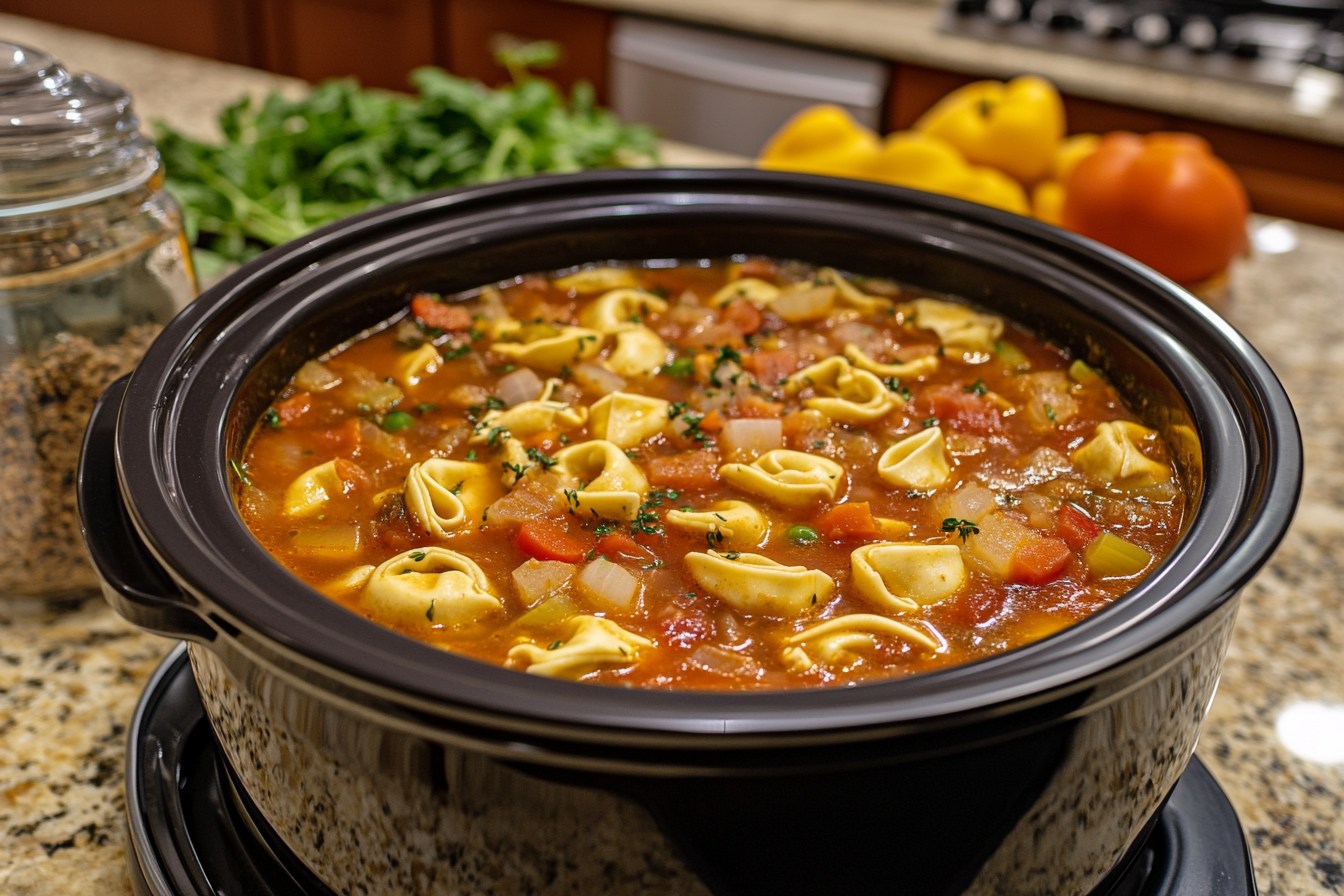 Crockpot Tortellini Soup