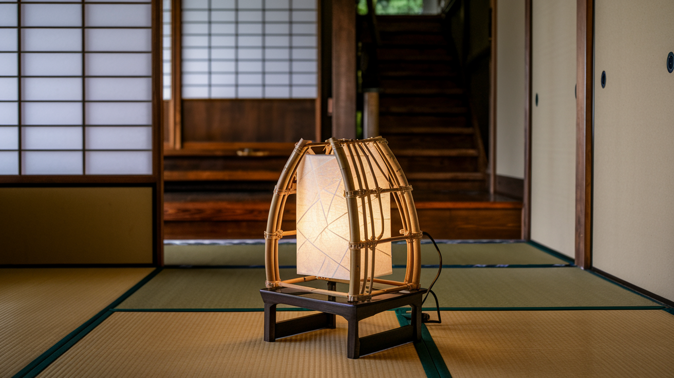 japanese traditional floor lamp