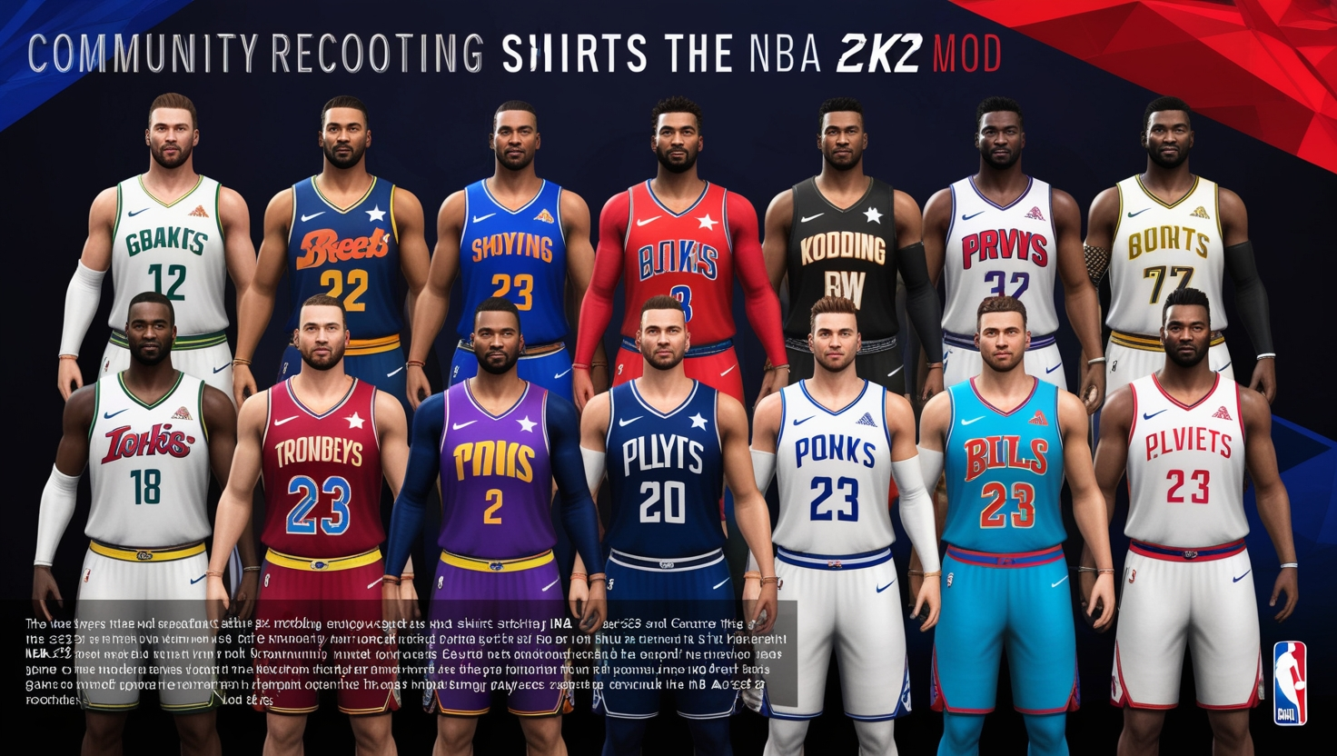 GBAS Shooting Shirts NBA 2K23 Mod