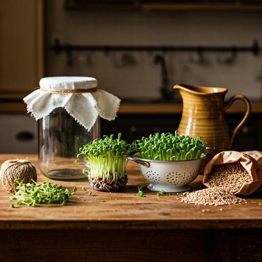 Gathering Your Supplies for Sprouting Alfalfa