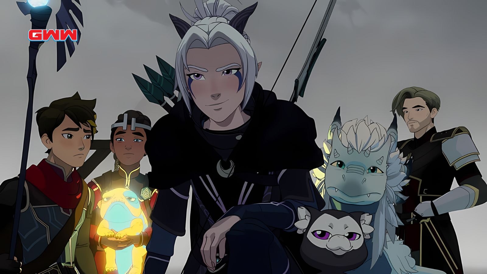 Team Callum with Rayla, Zym, and Soren in The Dragon Prince Season 7