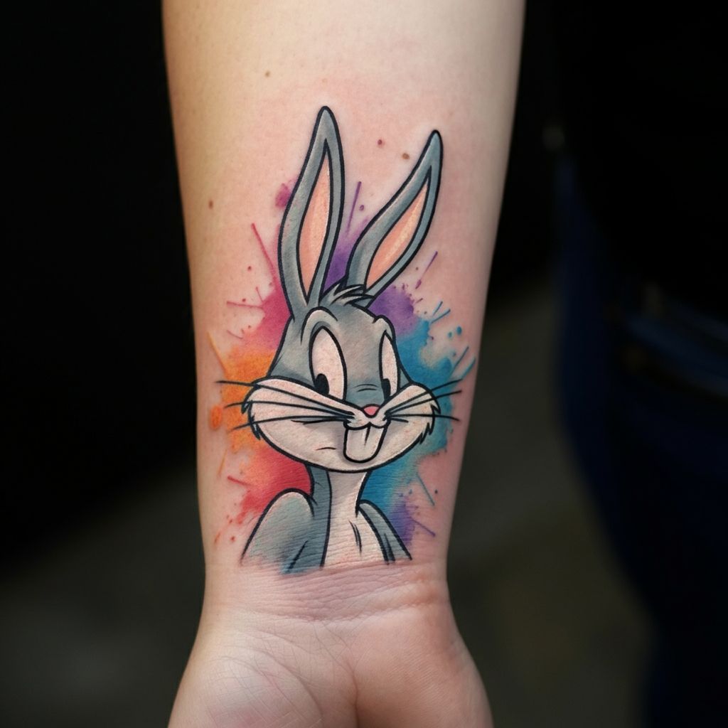 Bugs Bunny Tattoo Color
